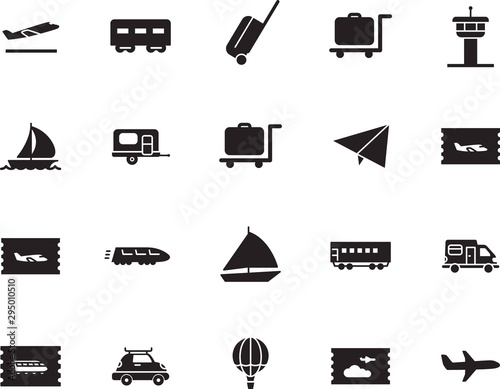 holiday vector icon set such as: building, controller, origami, toy, leisure, control, grey, coupon, subway, delivery, tower, silver, balloon, camp, motorhome, terminal, bullet, fun, sketch, smart