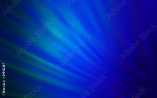 Dark BLUE vector background with stright stripes. Shining colored illustration with sharp stripes. Smart design for your business advert.