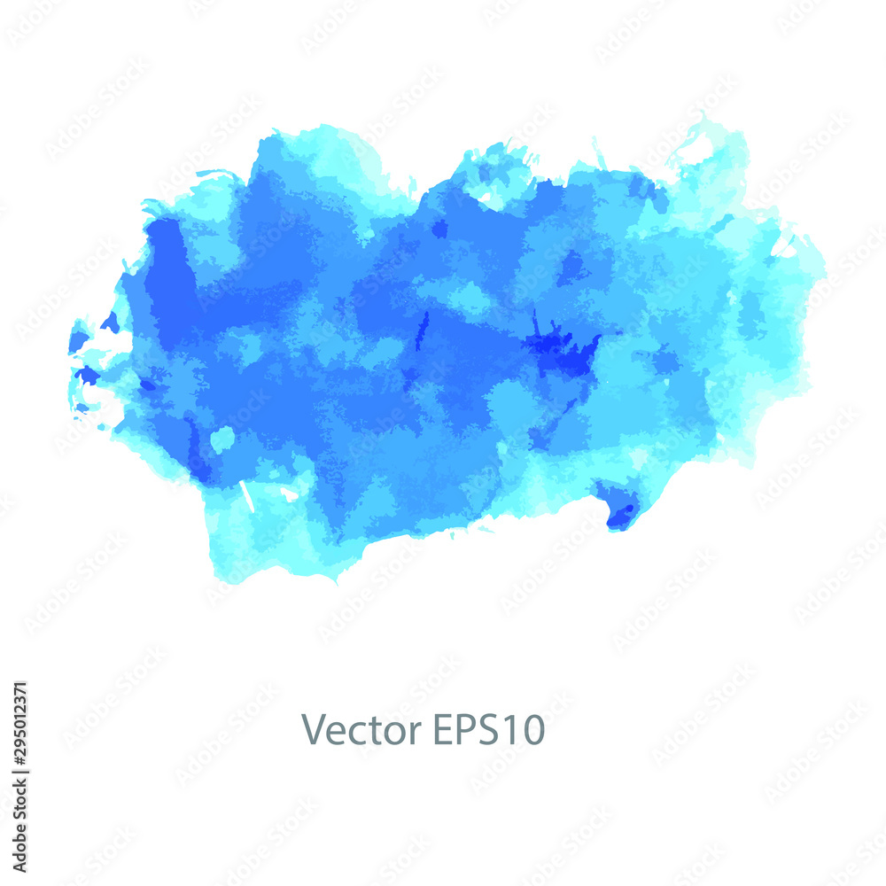 Obraz premium blue watercolor background. vector background