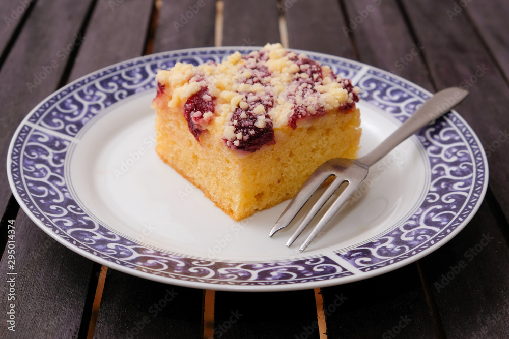 piece of cake on a plate piece of cake on a plate