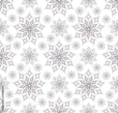 batik star seamless soft silver white