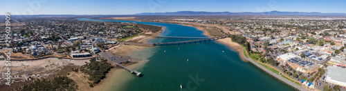 Εκτύπωση καμβά Aerial panoramic view of Port Augusta in South Australia