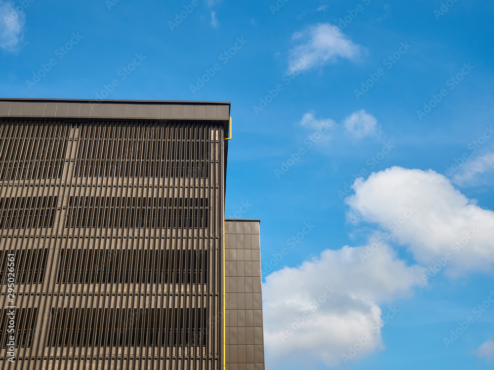 Architectural buildings of a modern city. Glass, metal structures - new technologies in construction. Architectural buildings of a modern city. Glass, metal structures - new technologies in construction.