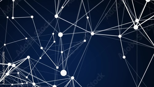 Plexus of abstract network connection background.