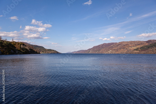 Loch Ness from the shore of Fort Augustus  Scotland
