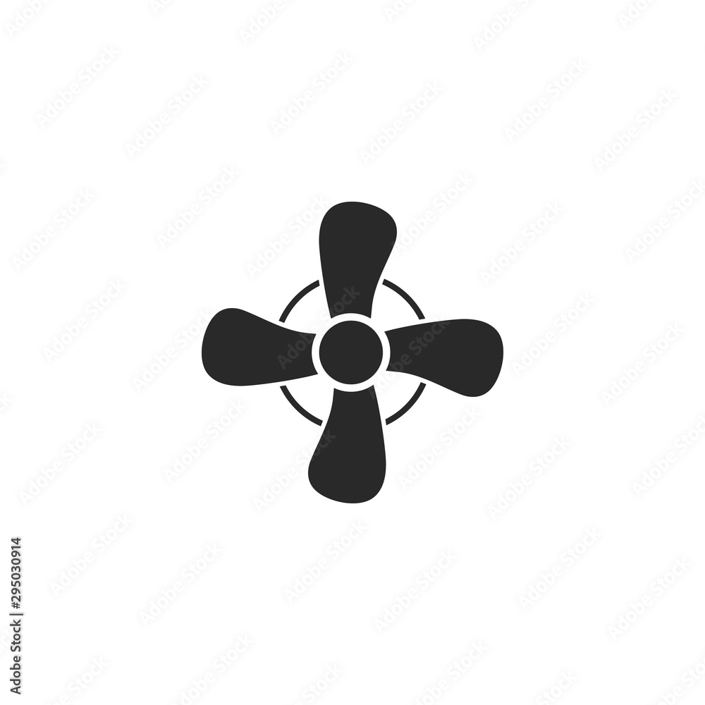 Fan vector icon illustration design Fan vector icon illustration design