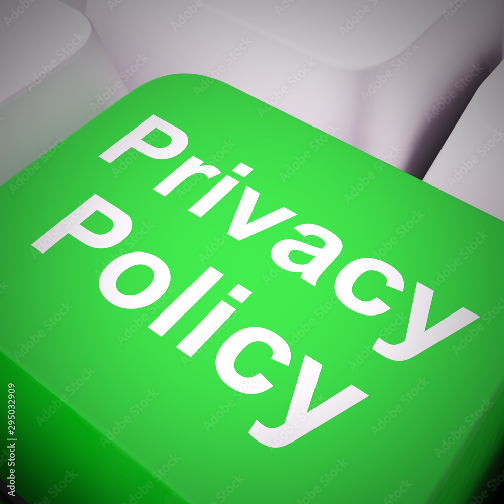 Privacy policy or statement of intent for data protection directive - 3d illustration Privacy policy or statement of intent for data protection directive - 3d illustration