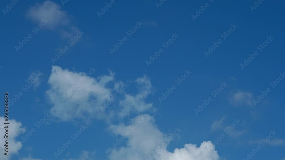 Time lapse clouds, rolling puffy cloud are moving Time lapse clouds, rolling puffy cloud are moving