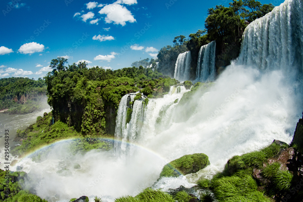 The Amazing waterfalls of Iguazu in Brazil