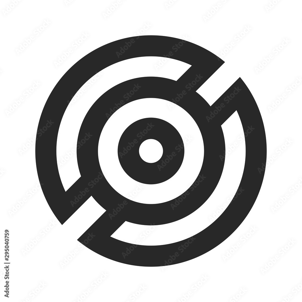 Abstract decorative round element. Circle geometrical ornament. Abstract decorative round element. Circle geometrical ornament.