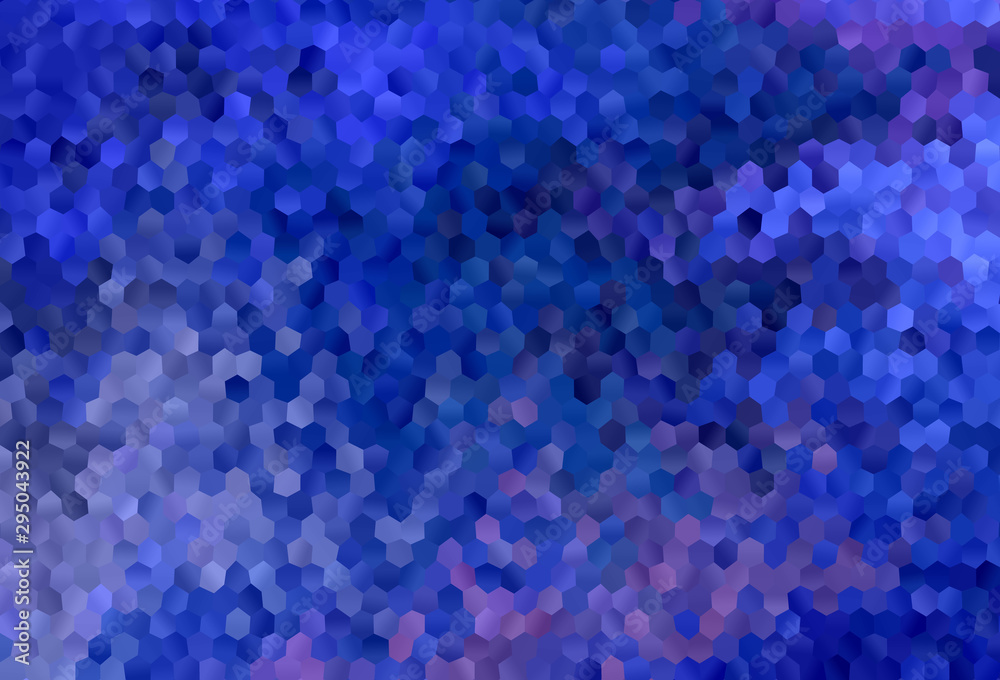 Light BLUE vector template in hexagonal style. Light BLUE vector template in hexagonal style.