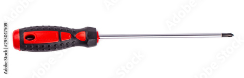 Photo Screwdriver isolated on white background.