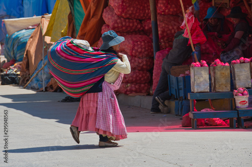 Marktfrau in Bolivien