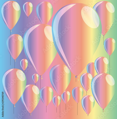 Rainbows Balloons