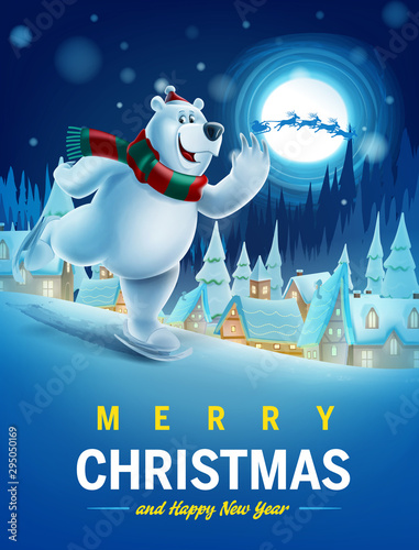 polar bear illustration