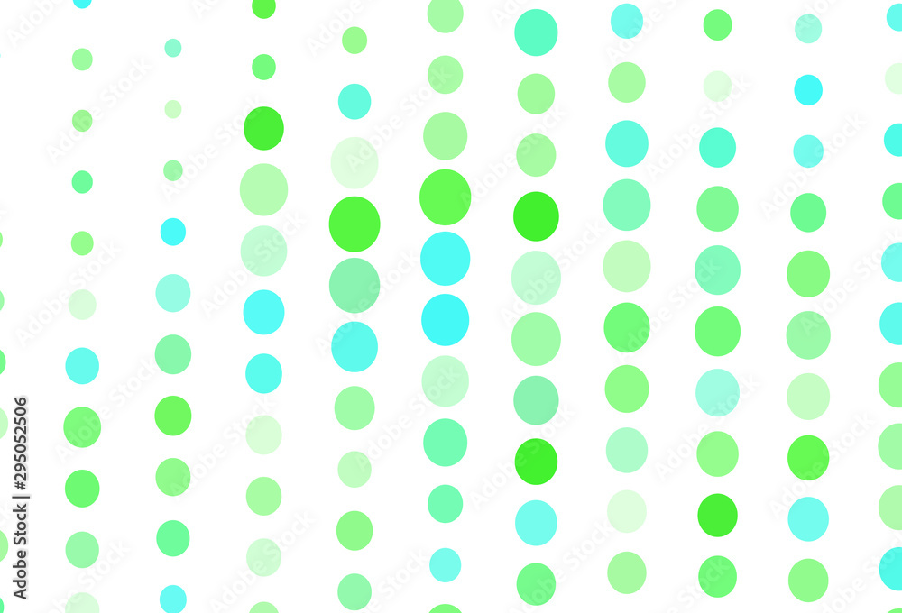 Light Green vector texture with disks.