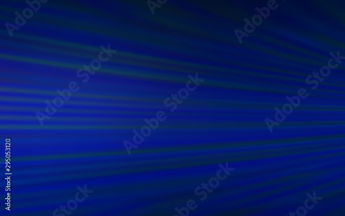 Dark BLUE vector background with stright stripes. Lines on blurred abstract background with gradient. Template for your beautiful backgrounds.