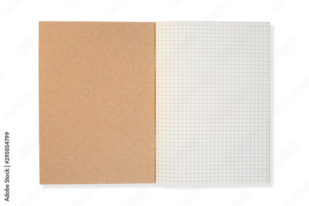 Notebook Graph and grid isolated on white background with clipping path. Notebook Graph and grid isolated on white background with clipping path.