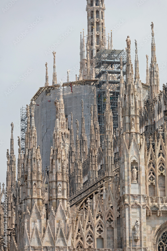 Construction Duomo Milan