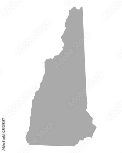 Karte von New Hampshire
