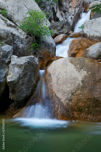 Rapids and waterfalls in Paklenica National Park  Croatia