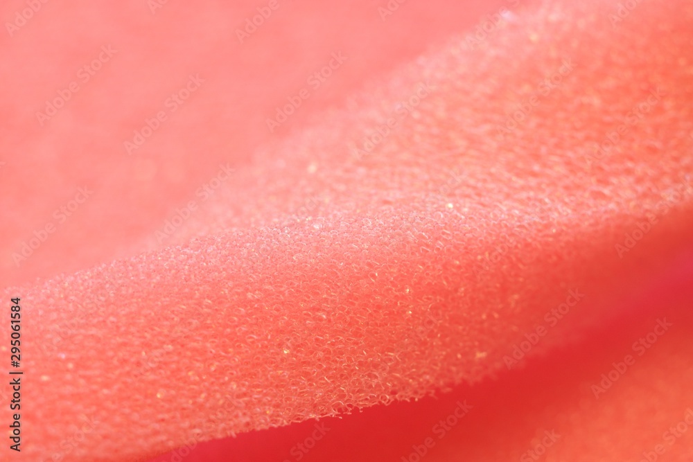 White and Pink artificial foam, foam texture on a light background. White and Pink artificial foam, foam texture on a light background.
