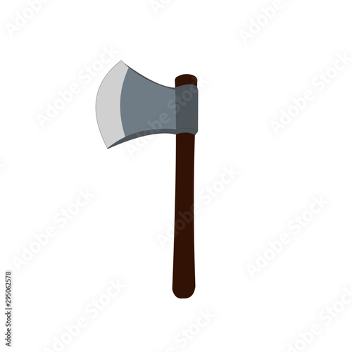 Sharp Axe - Cartoon Vector Image