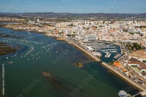 Faro aus der Vogelperspektive, Portugal