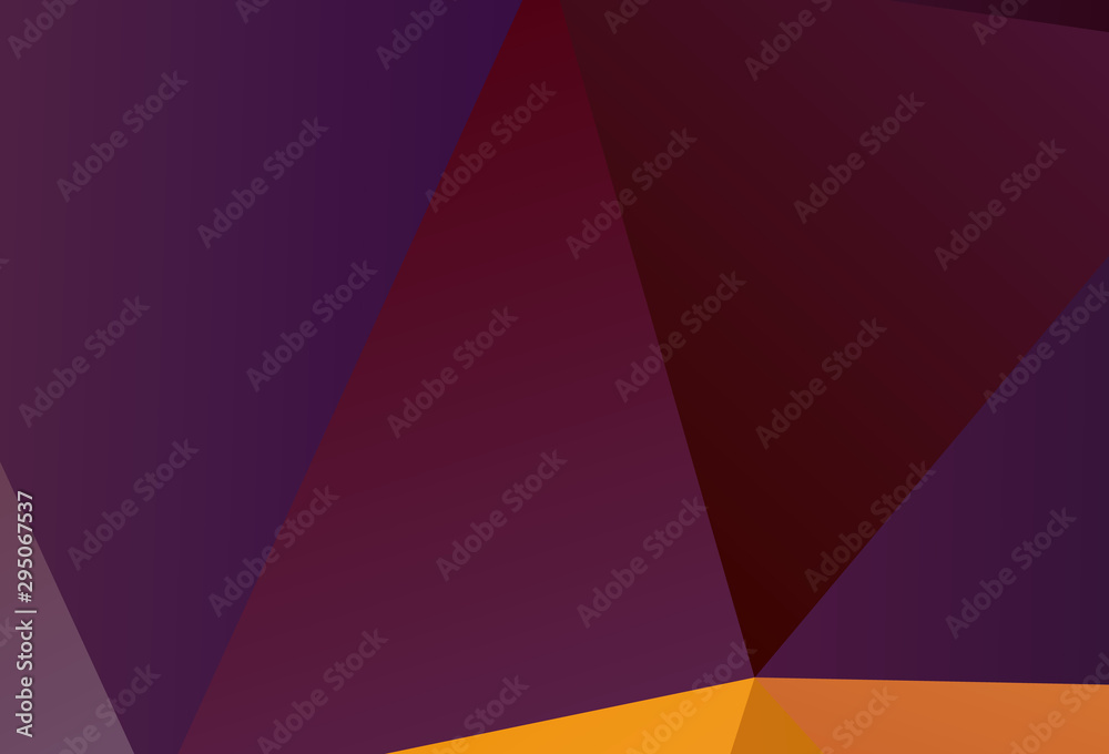 Obraz premium Light Gray vector polygon abstract backdrop.