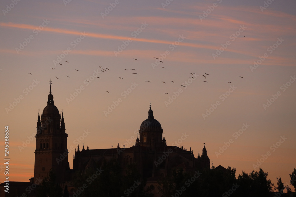 Catedral de Salamanca al atardecer