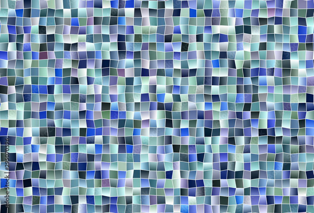 Fototapeta premium Light BLUE vector background in polygonal style.