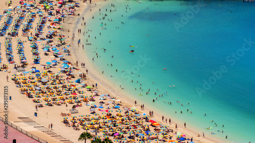 Amadores beach in Gran Canaria