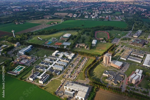 Aerial view of the Campus of the University of Parma