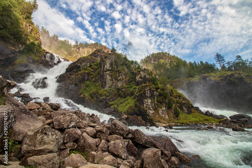 Låtefossen - Wasserfall in Norwegen 2