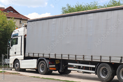 Camion truck at the parking lot