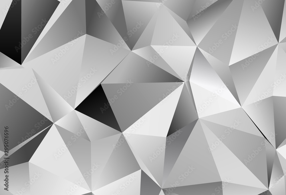 Light Gray vector texture with triangular style. Light Gray vector texture with triangular style.