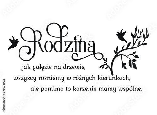 Rodzina jak gołębie na drzewie