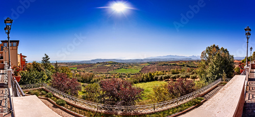Canvas Print Belvedere di Montone, Mosciano Sant'Angelo, Teramo