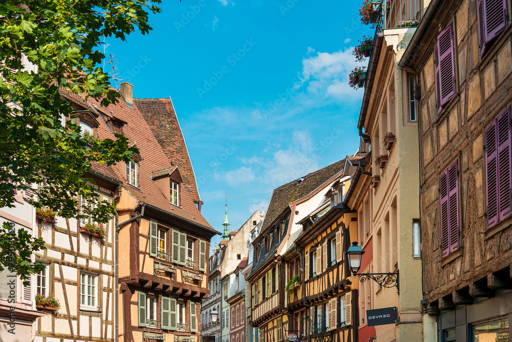 STRASBOURG, FRANCE - June 17, 2017 : Antique building view in Old Town Strasbourg, France