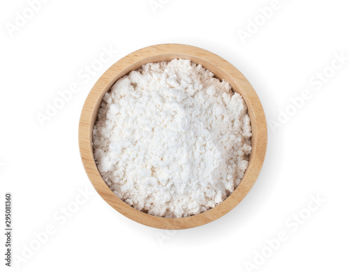 Creamer, Coffee whitener, Non-dairy creamer in bowl on white background