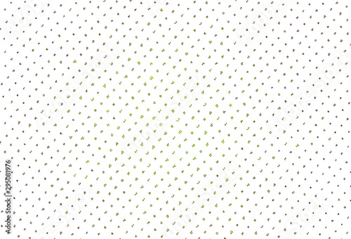 Light Green, Yellow vector texture with ABC characters.