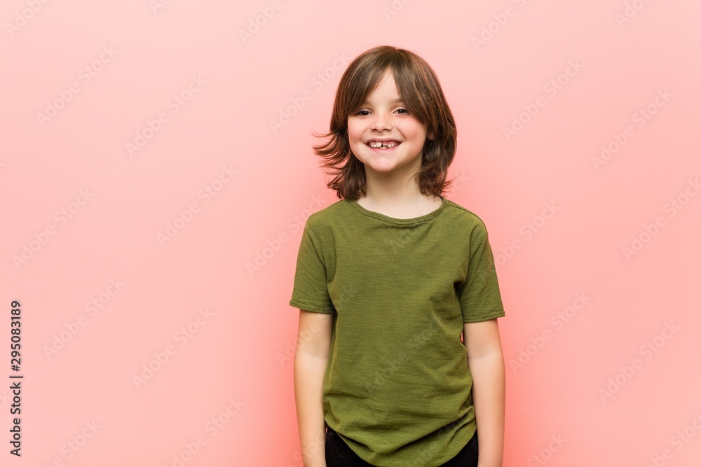 Fototapeta premium Little boy happy, smiling and cheerful.