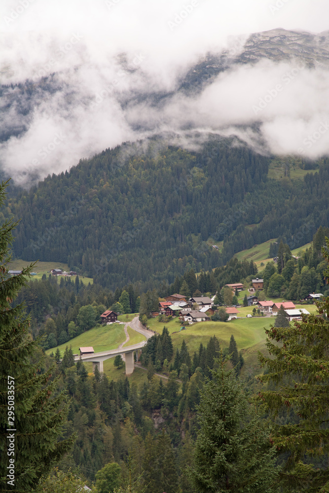Fototapeta premium riezlern im kleinwalsertal