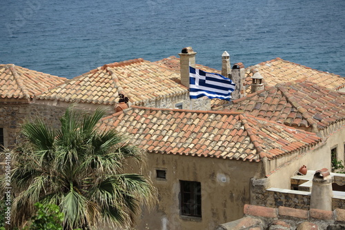 griechenlandflagge photo