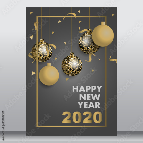 new year card. vector illus...