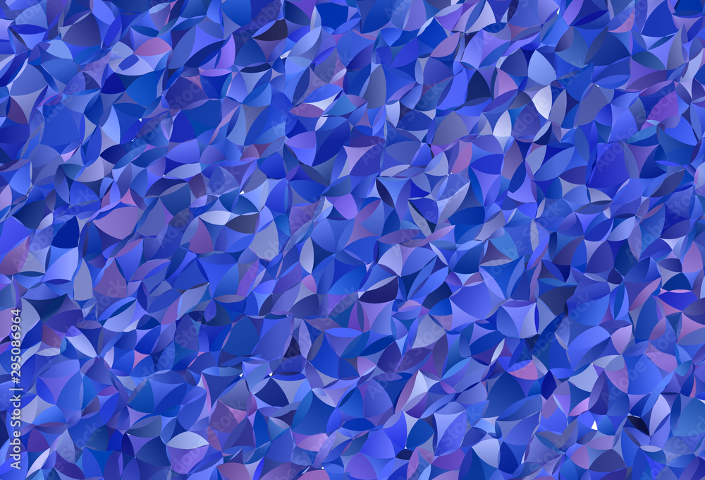 Light BLUE vector shining triangular layout. Light BLUE vector shining triangular layout.