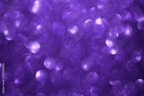 Abstract bokeh background. Defocused christmas lights. Party, holiday and festive concept