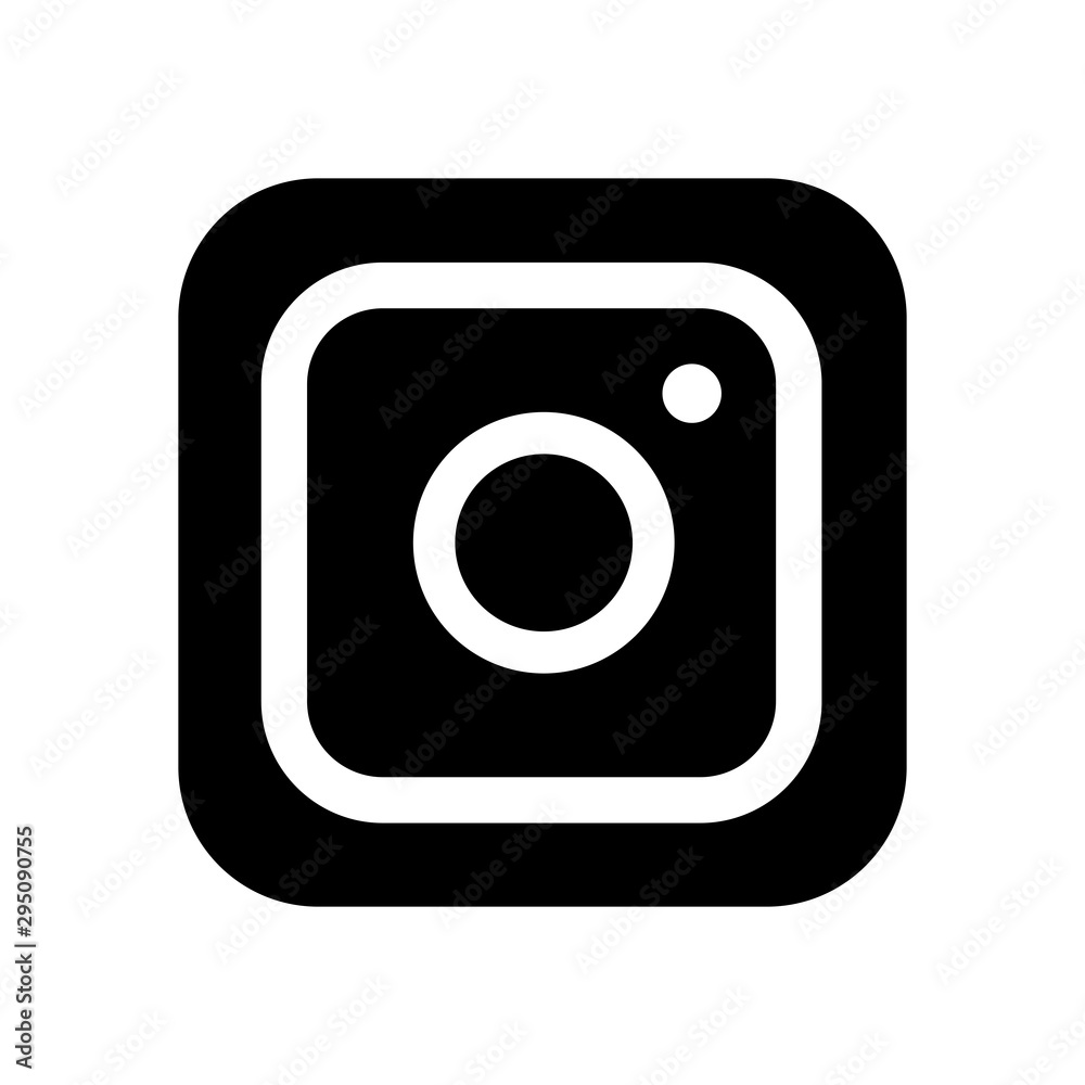 Social media icons illustration instagram Stock Illustration | Adobe Stock