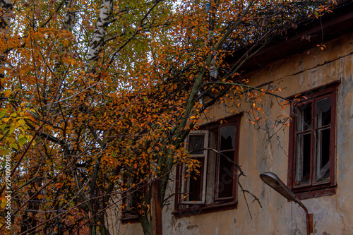old house in autumn