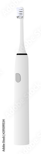 electric tooth brush realistic vector illustration